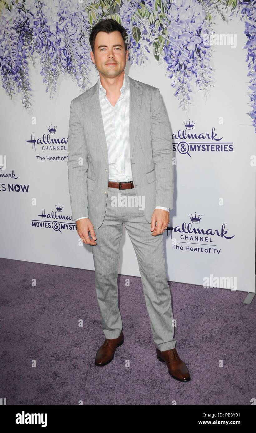 Matt Long at arrivals for Hallmark Channel Summer 2018 TCA Press Tour Event - Part 2, Private Residence, Beverly Hills, CA July 26, 2018. Photo By: Elizabeth Goodenough/Everett Collection Stock Photo
