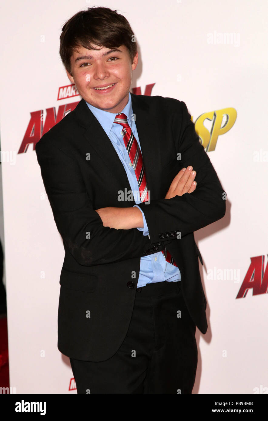 Celebrities attend 'AntMan and The Wasp' film premiere. Featuring