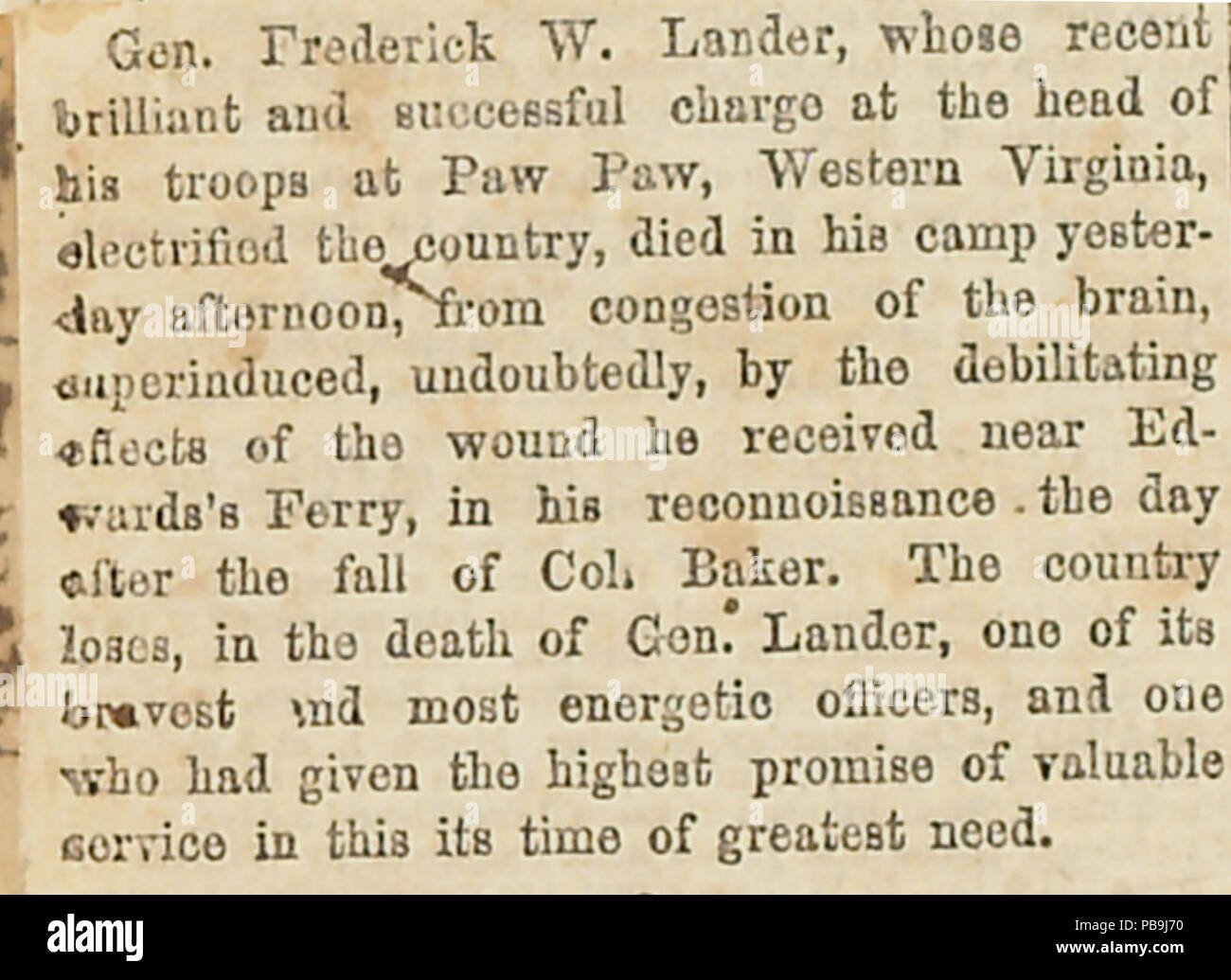 1730 Thomas Butler Gunn Diaries- Volume 19, page 8 (newspaper clipping ...