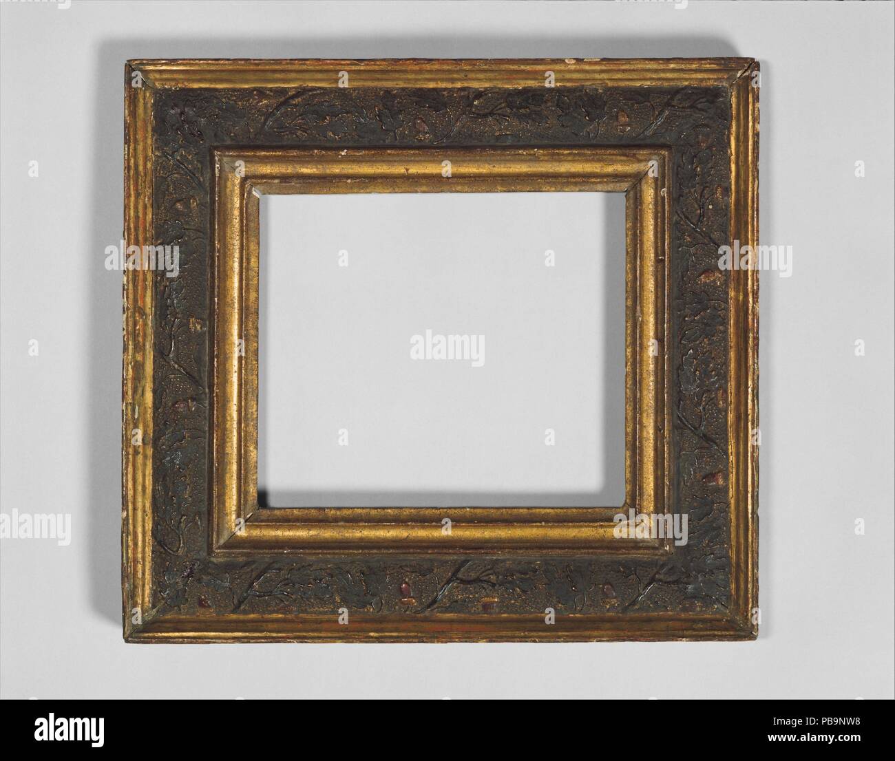Cassetta frame. Culture: Italian, Veneto. Dimensions: Overall: 14 3/4 x 13 1/2 in. Date: mid-16th century. Museum: Metropolitan Museum of Art, New York, USA. Stock Photo