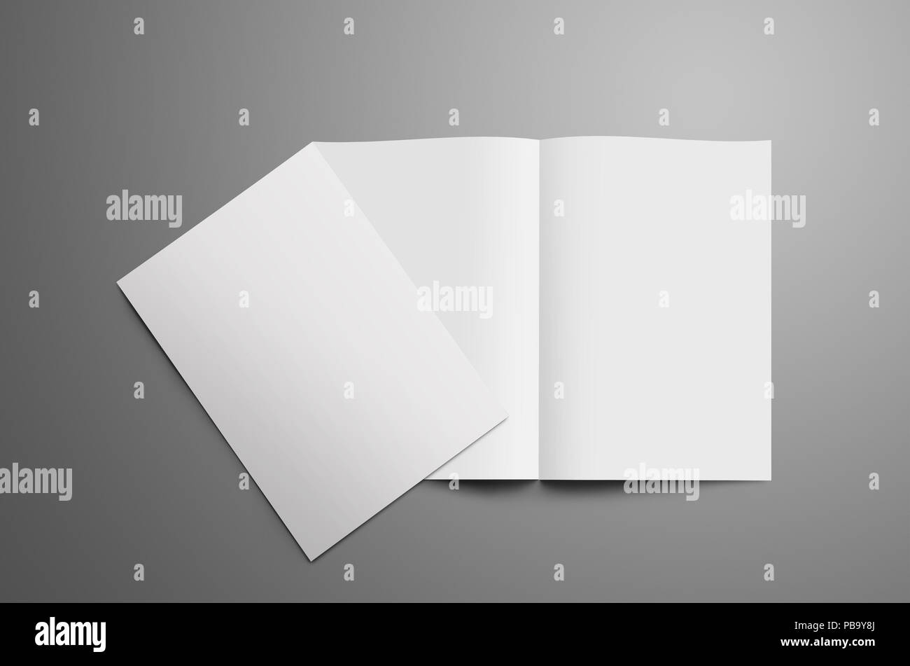Premium Photo  Blank paper notebook isolated on yellow background template  mock up
