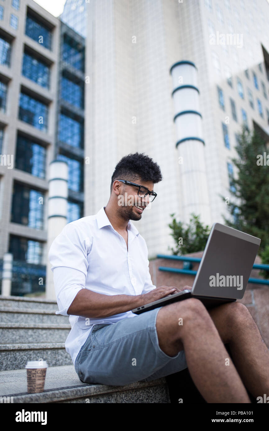 Young black man huge afro hi-res stock photography and images - Alamy