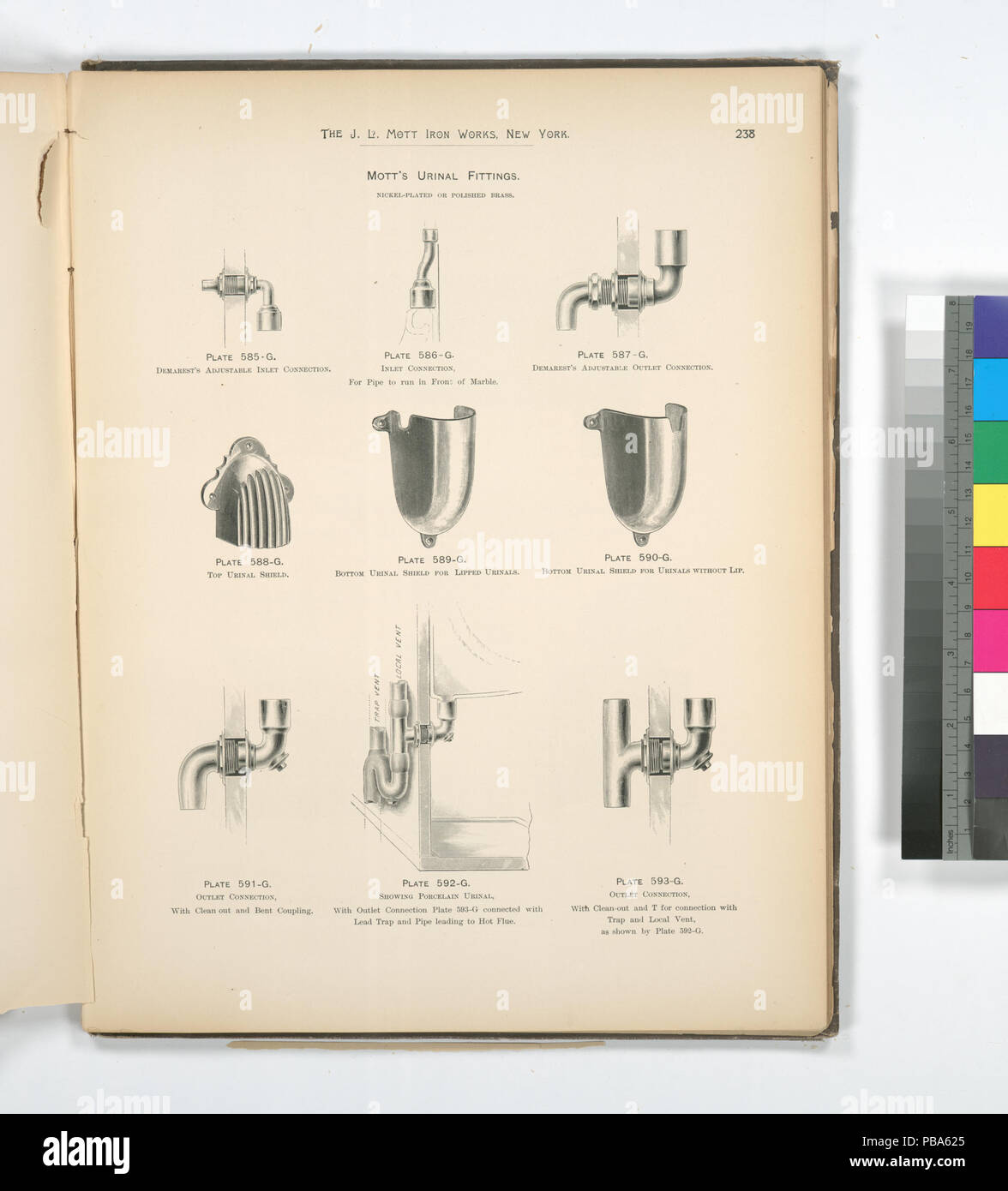 1062 Mott's Urinal Fittings (NYPL b15260162487540 Stock Photo Alamy