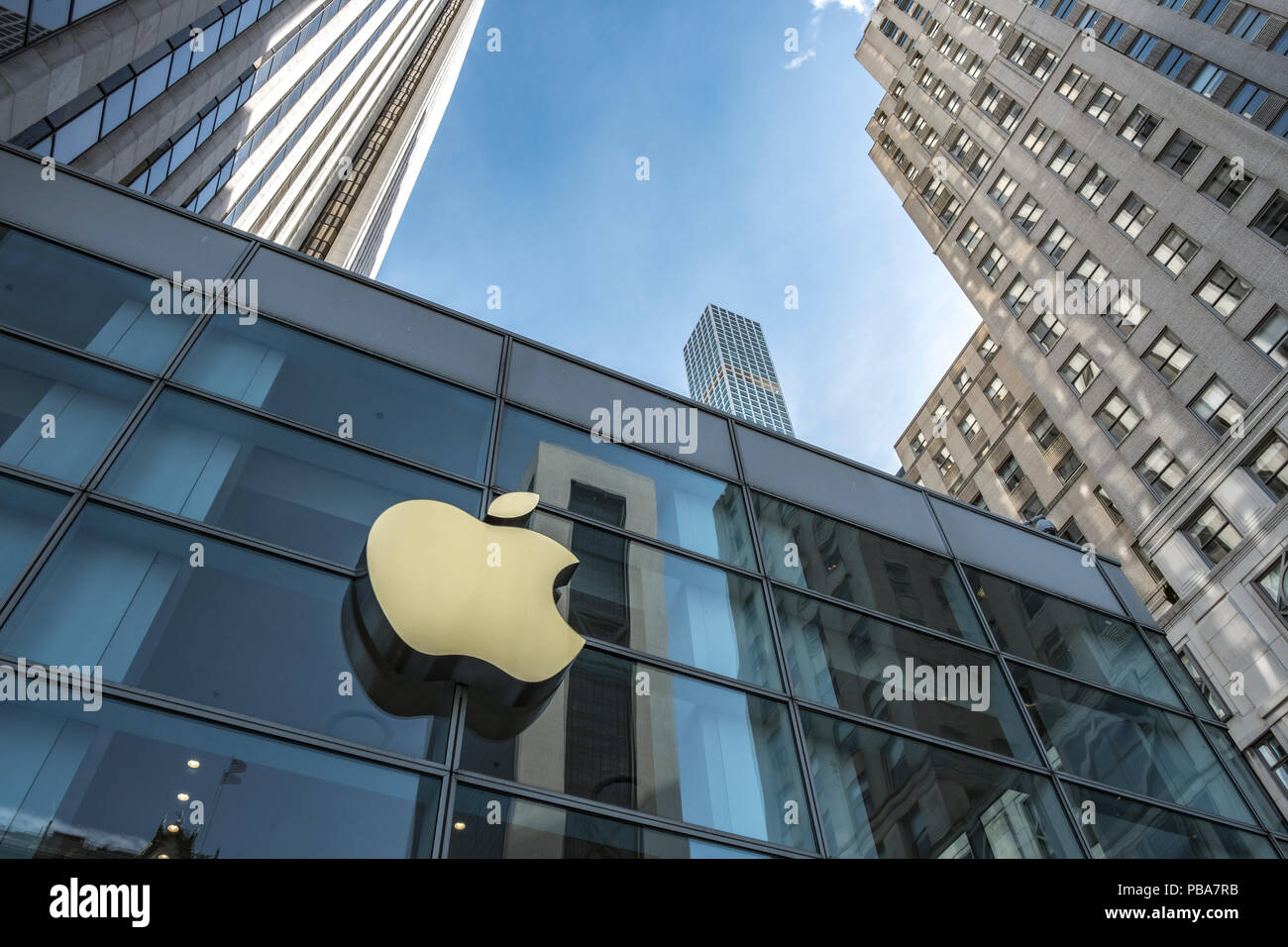 Apple store, New York, Broadway, June 17, 2018. (CTK Photo/Vladimir Houdek) Stock Photo