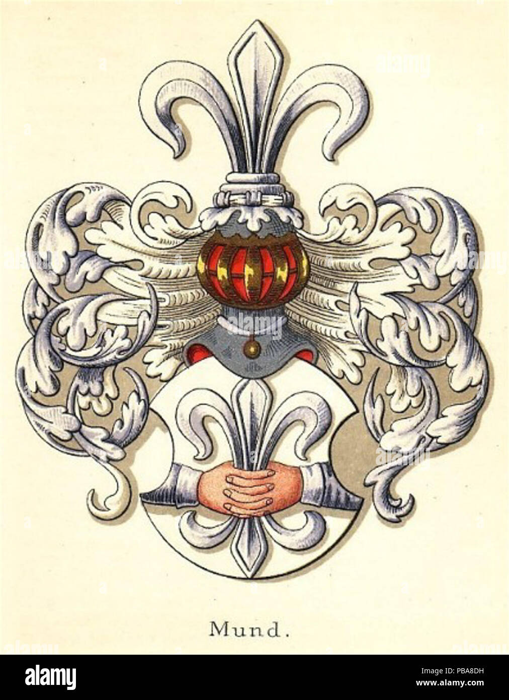 1071 Mund coat of arms Stock Photo