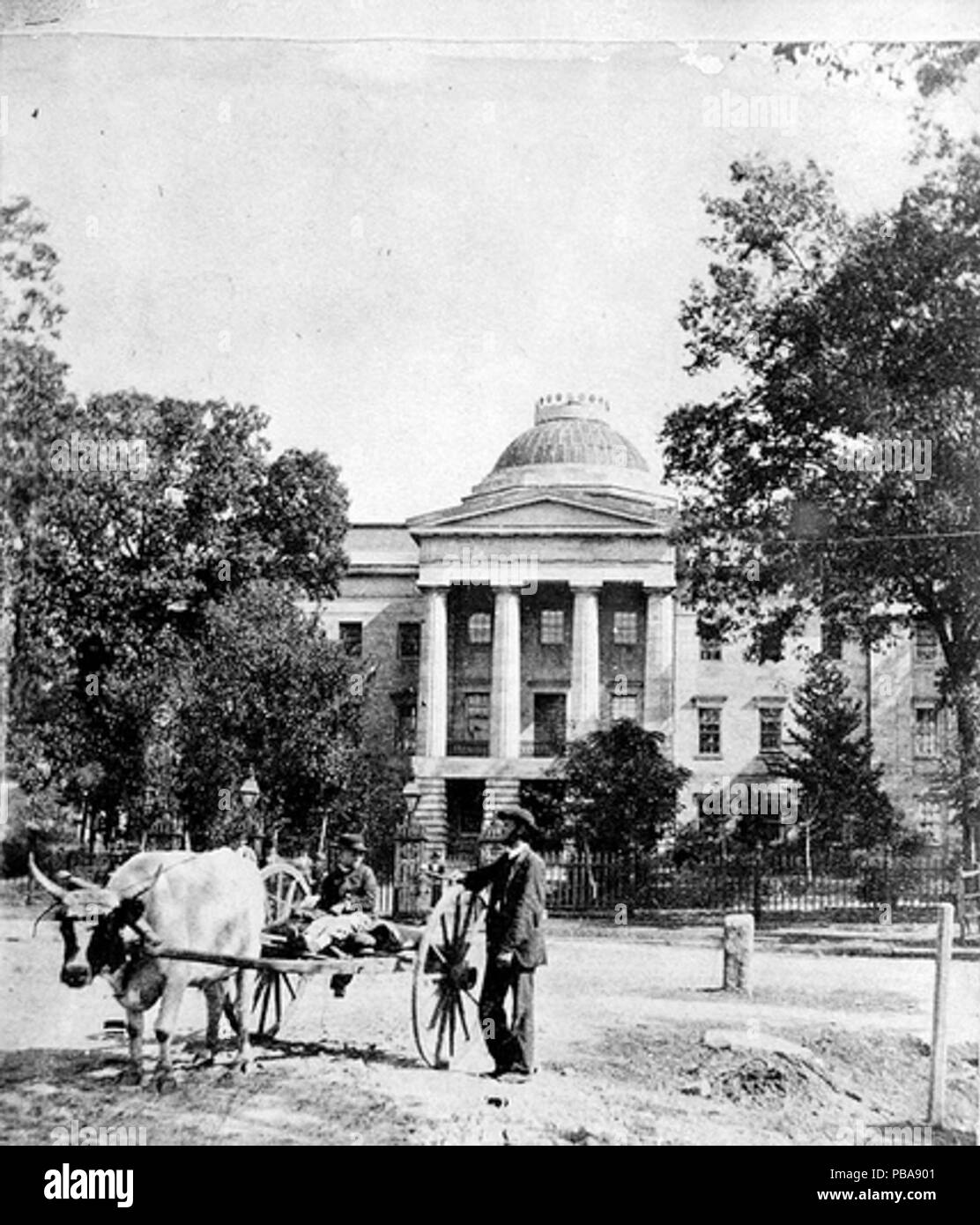 1085 NC State Capitol 1880s Stock Photo