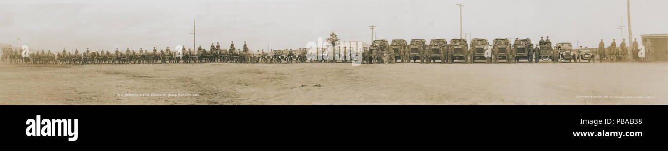 1110 No. 5 Company C.A.S.C., Valcartier Camp, Canada, 1915. No. 17 (HS85-10-30876) Stock Photo