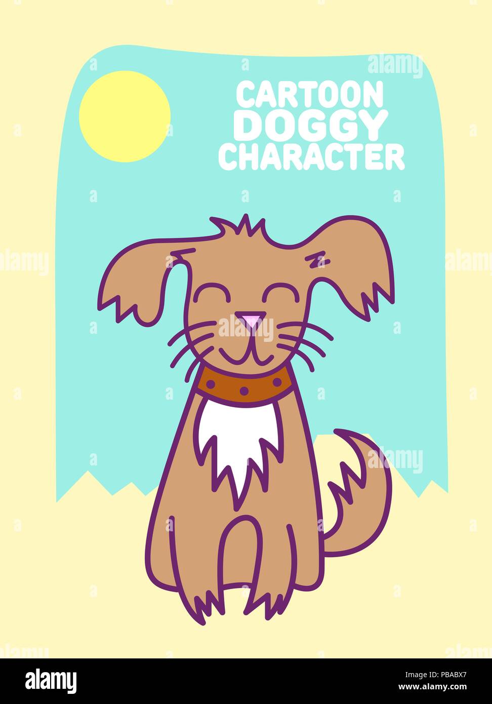 Vector Dog Cartoon Character Stock Vector Image & Art Alamy