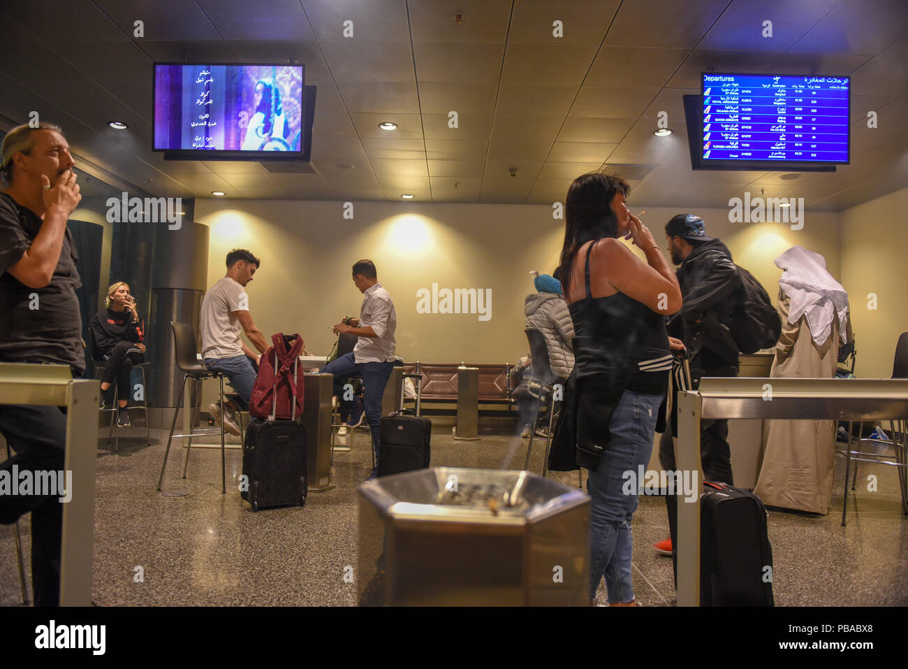 Airport Cigarette Smoking High Resolution Stock Photography and Images