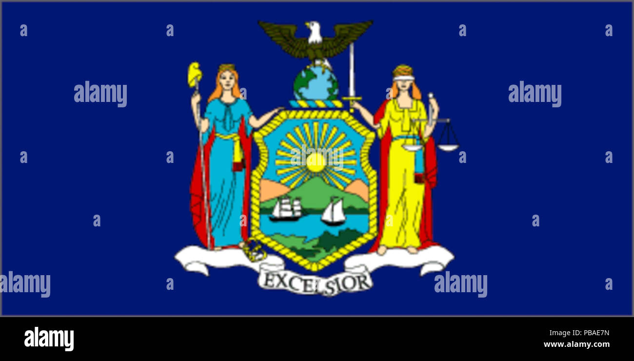 1097 New York state flag Stock Photo Alamy