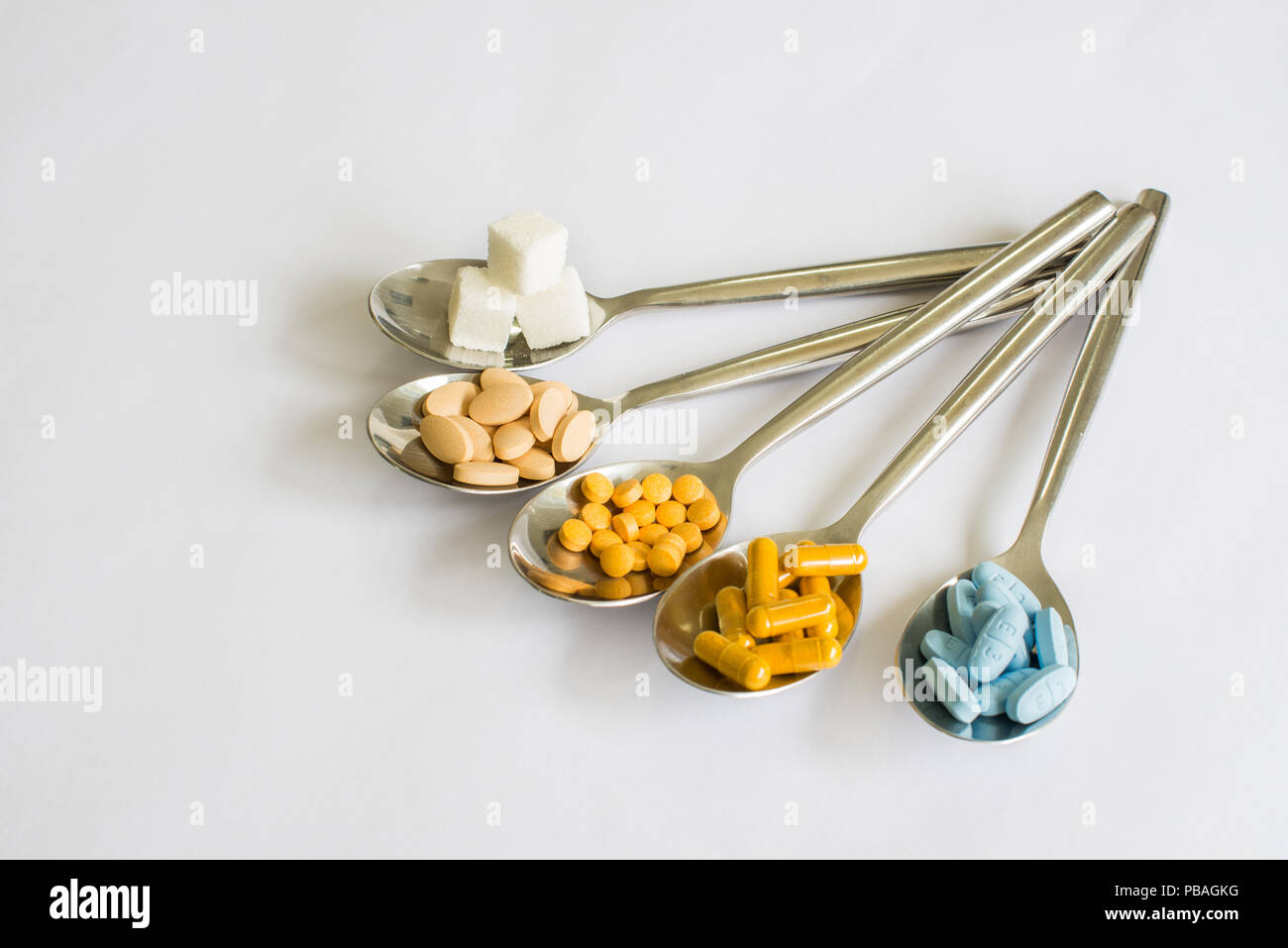 Choice of medicine Stock Photo Alamy