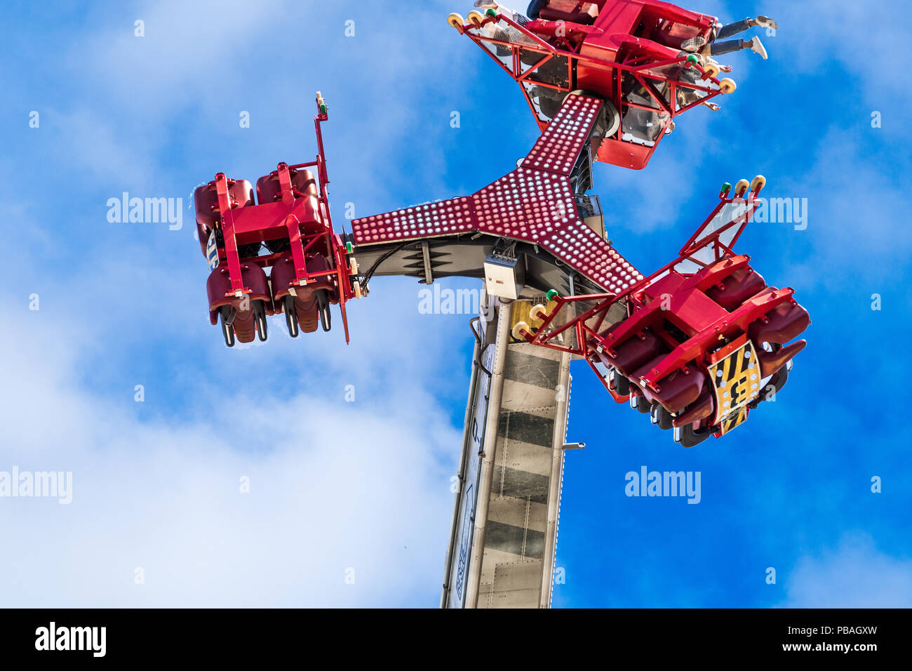 The propeller, a huge looping carousel, during a rollover at the ...