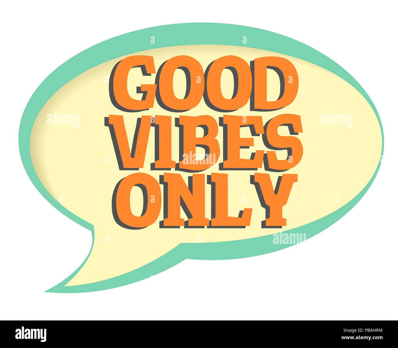 Vibes of freedom. Good Vibes only vector.