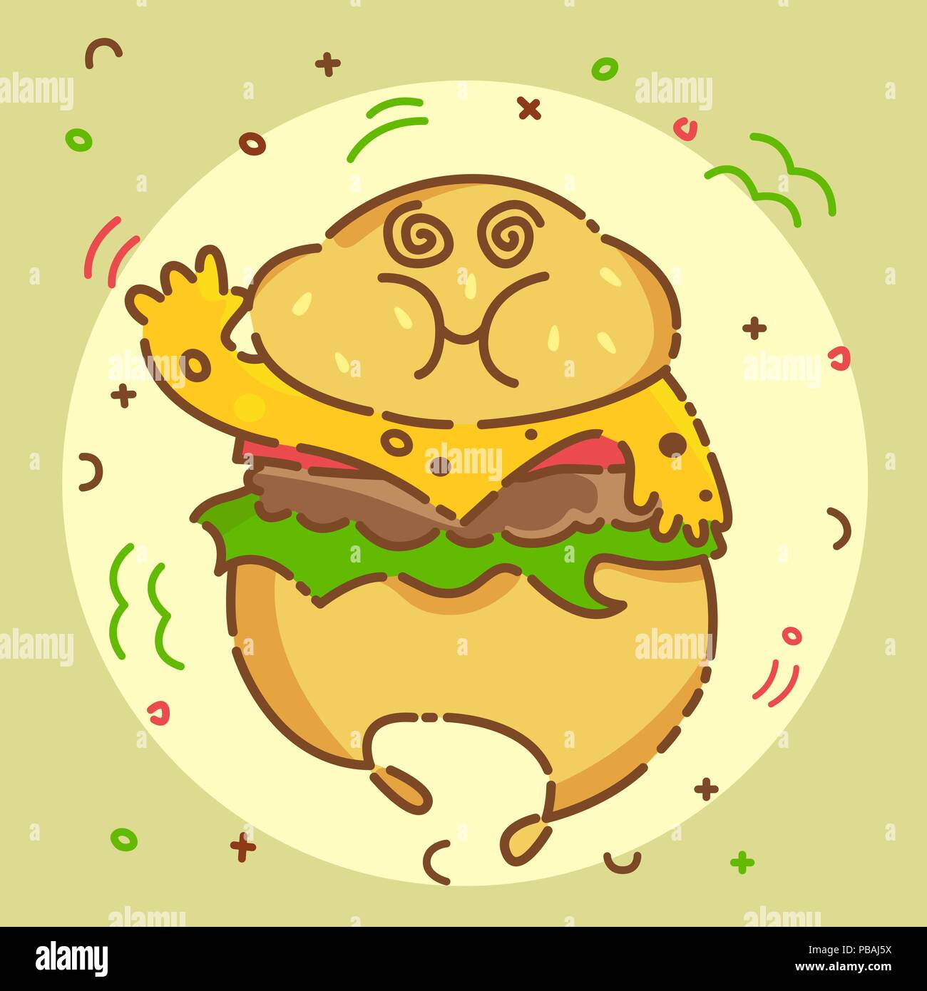 Hamburger icon. Vector illustration Stock Vector