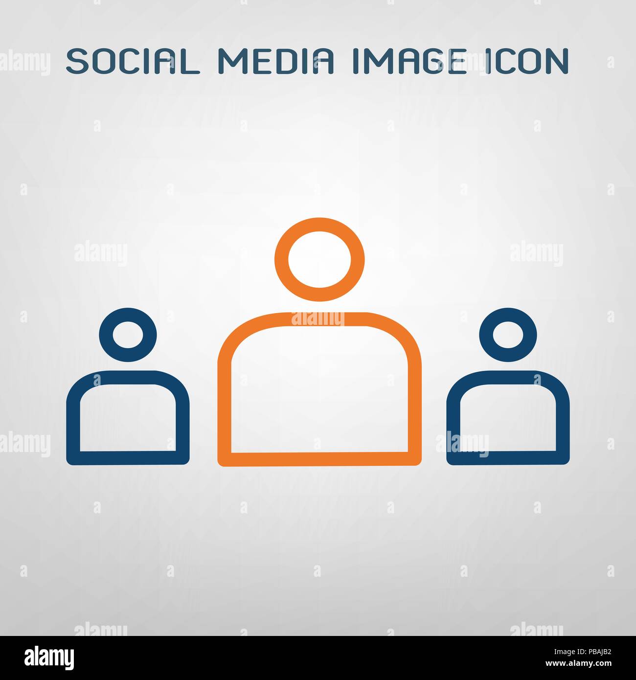 Social media image icon. Vector illustration Stock Vector