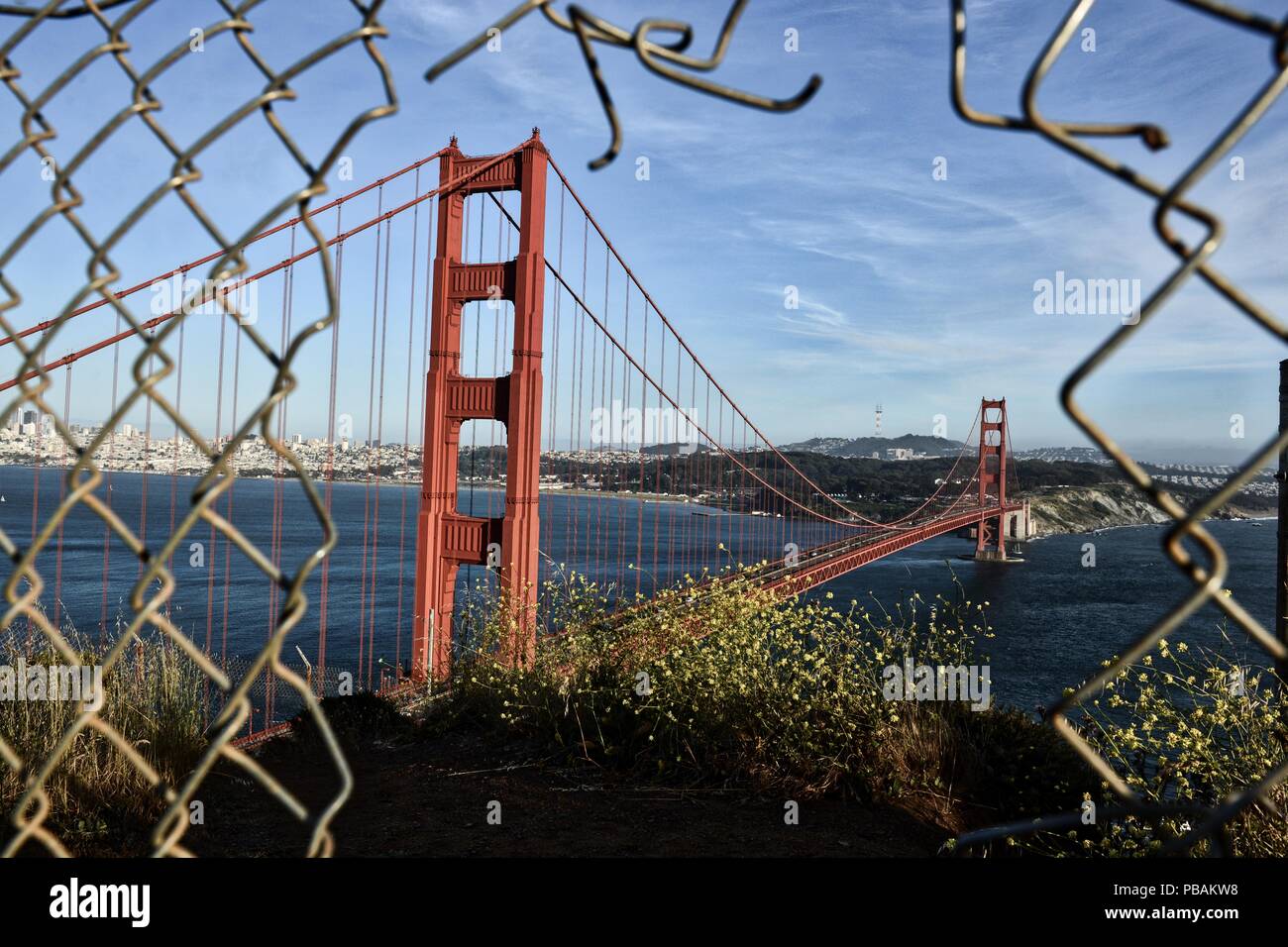 Golden Gate Bridge Stock Photo