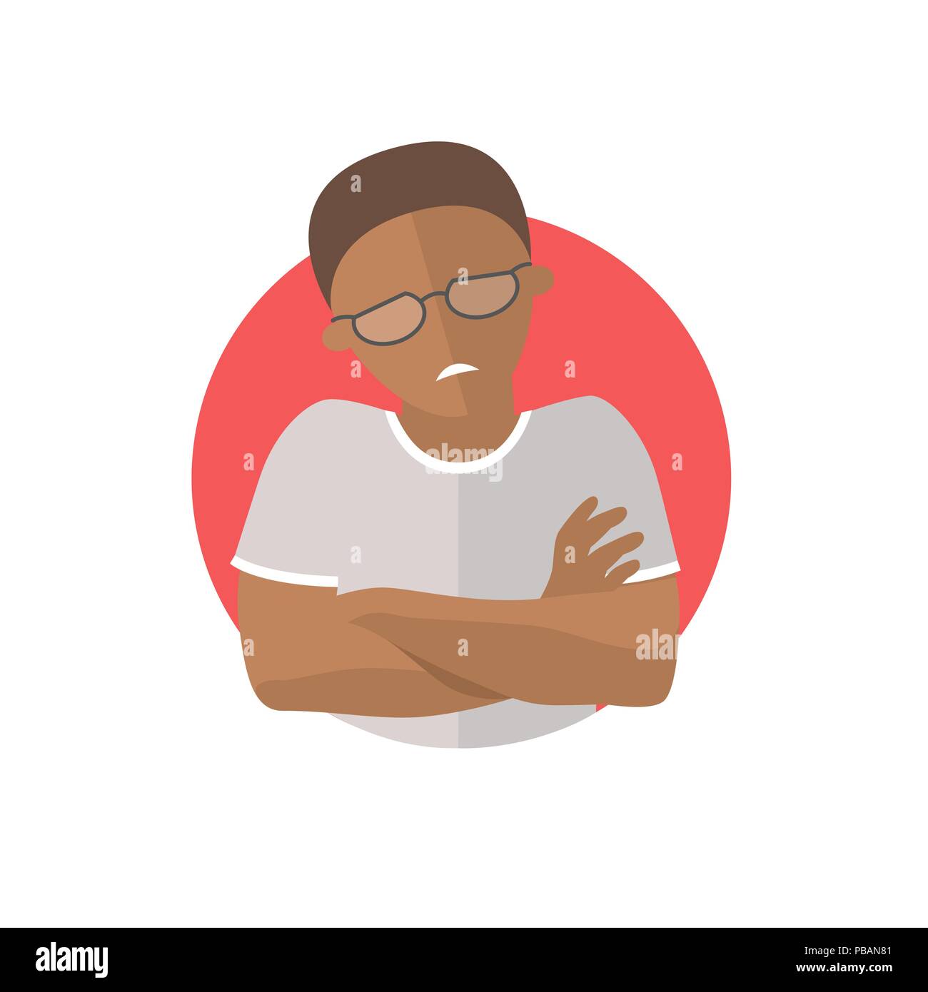 Indian man headache Stock Vector Images - Alamy