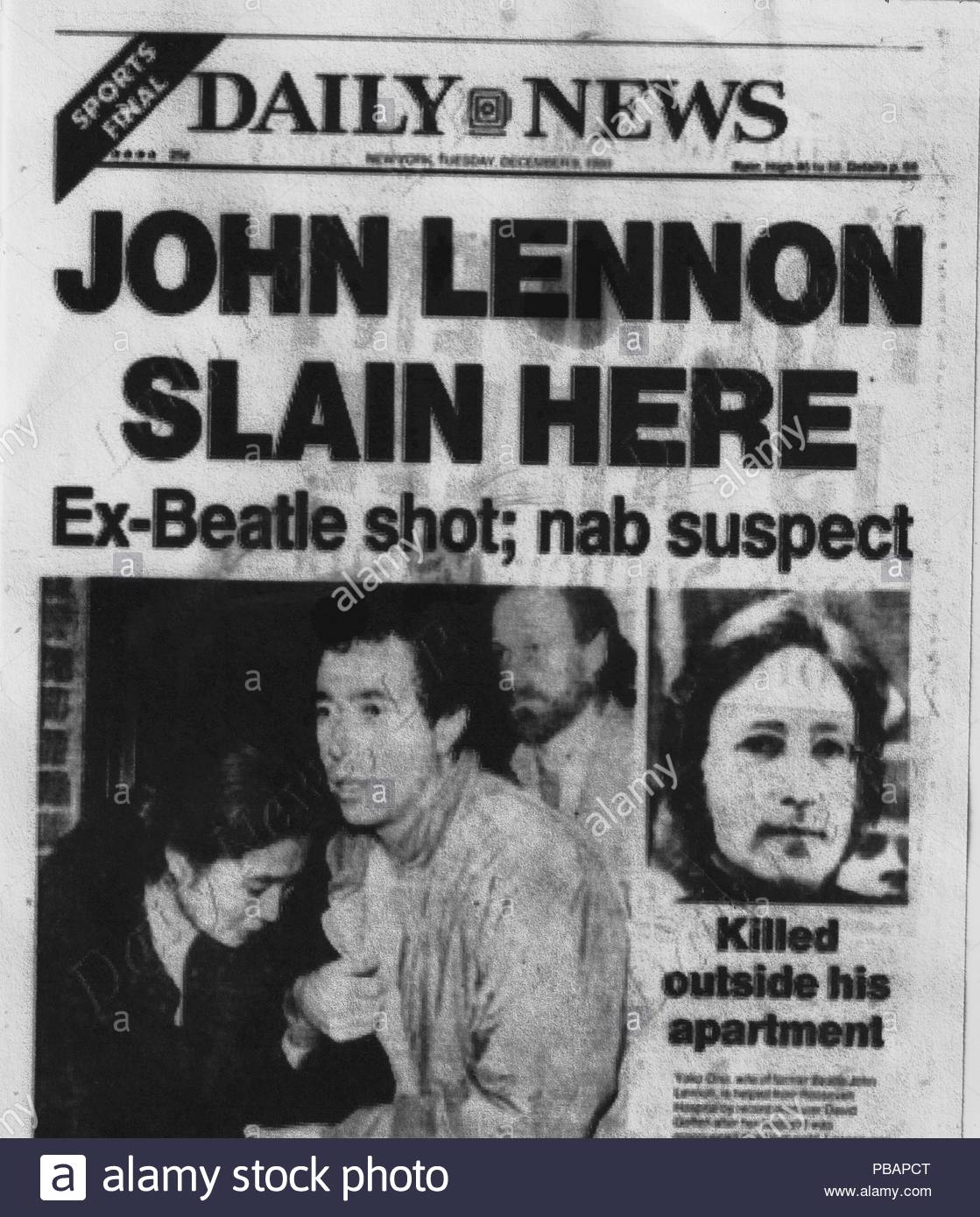 John Lennon was born on October 9, 1940, and on December 8, 1980, he was shot John Lennon was born on October 9, 1940, and on December 8, 1980, he was shot
