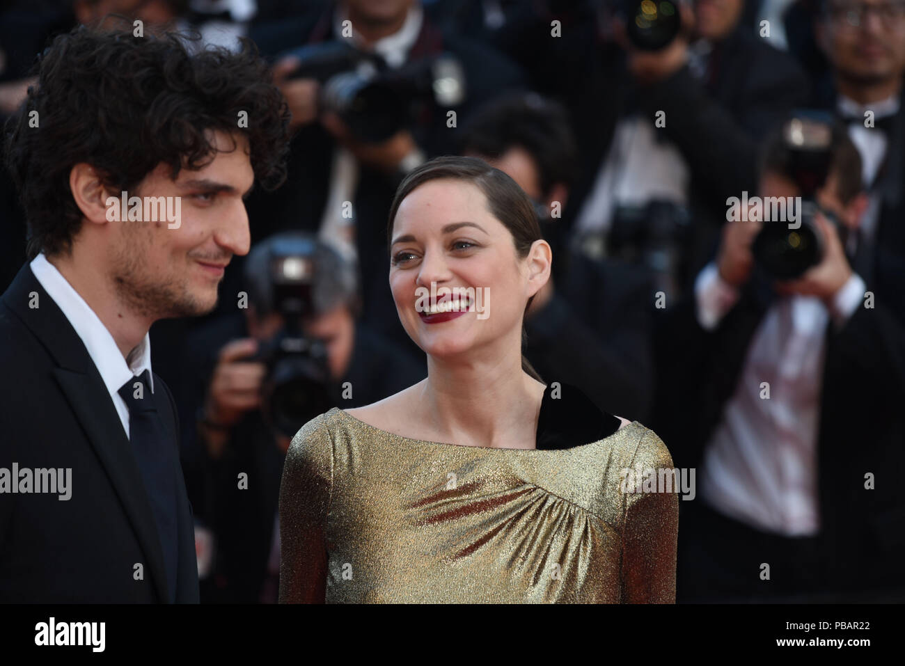 May 15, 2016 - Cannes, France: Marion Cotillard and Louis Garrel attend  the 'Mal de Pierres' premiere during the 69th Cannes film festiva Marion Cotillard lors du 69eme Festival de Cannes. *** FRANCE OUT / NO SALES TO FRENCH MEDIA *** Stock Photo