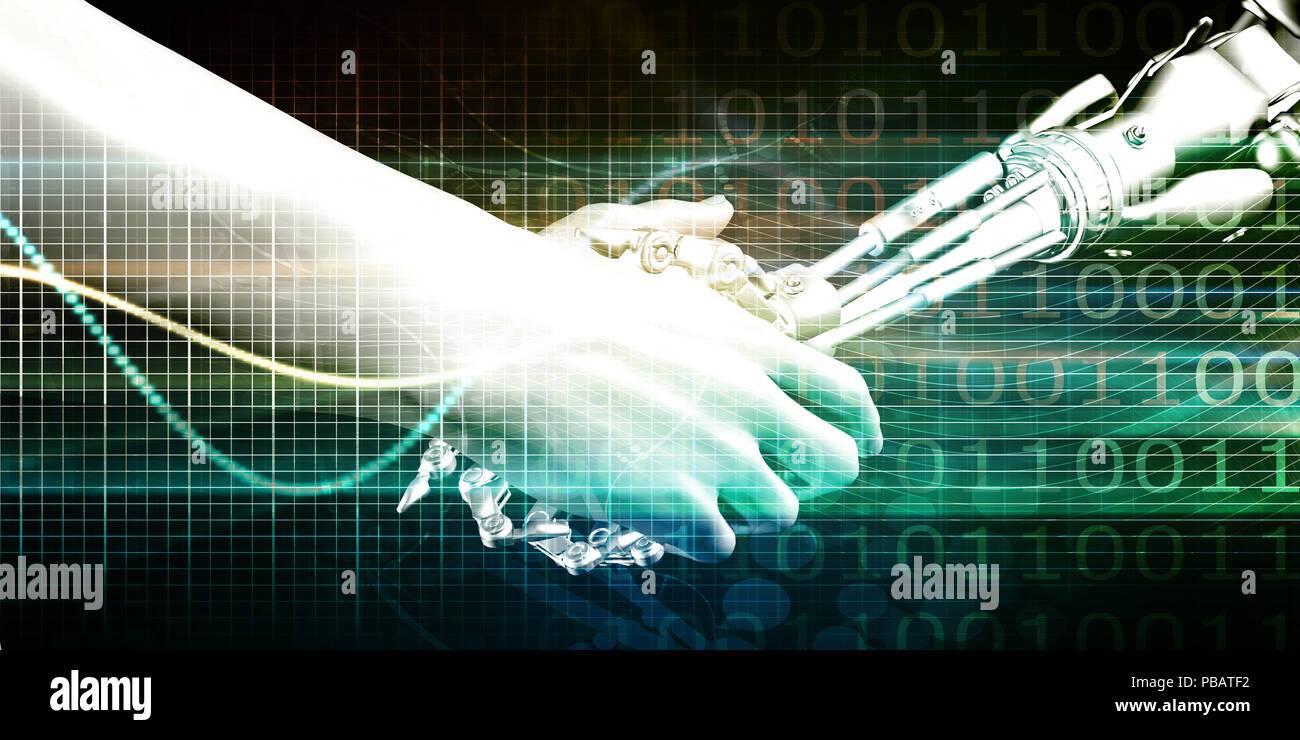 Disruptive Technology and Science Engineering in Robotics Stock Photo ...