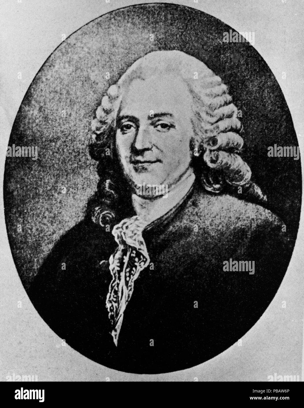 ROBERT JACQUES TURGOT-1727/81-ECONOMISTA Y POLITICO FRANCES. Stock Photo