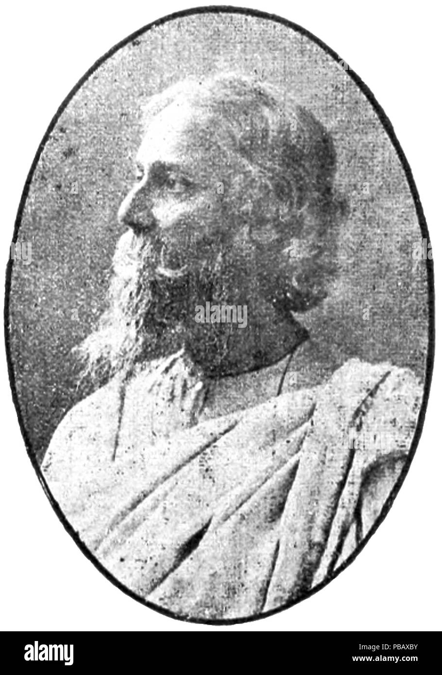 1039 MGandhi (1917) 24 pg 257 (1) Sir Rabindranath Tagore Stock Photo