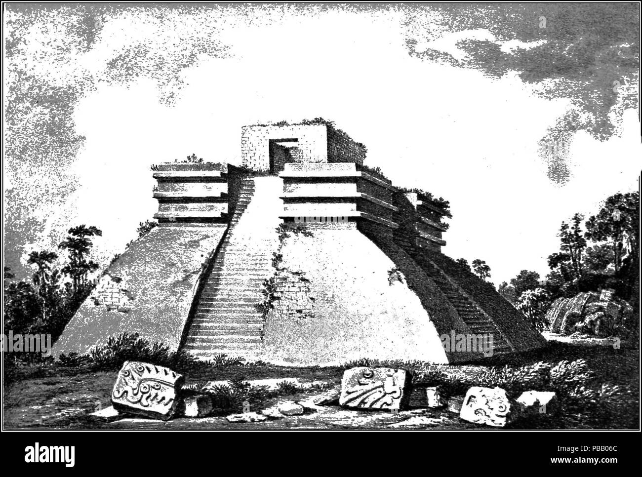 1054 MOM D129 Ancient temple Stock Photo