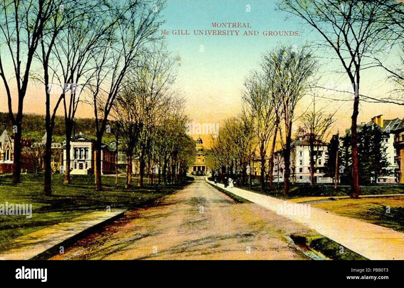 English Postcard Of Mcgill University Montreal Quebec Canada Postcard Postmarked May 21 1912 Francais Carte Postale De L Universite Mcgill Montreal Quebec Canada Carte Postale Obliteree Le 21 Mai 1912 Circa