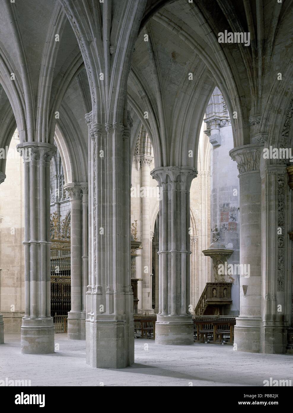 DOBLE GIROLA DE LA CATEDRAL DE CUENCA SIGLO XV. Author HANEQUIN DE