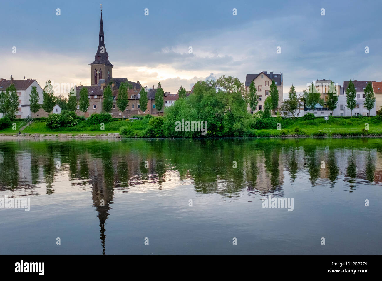 Fechenheim, Frankfurt am Main, Germany Stock Photo