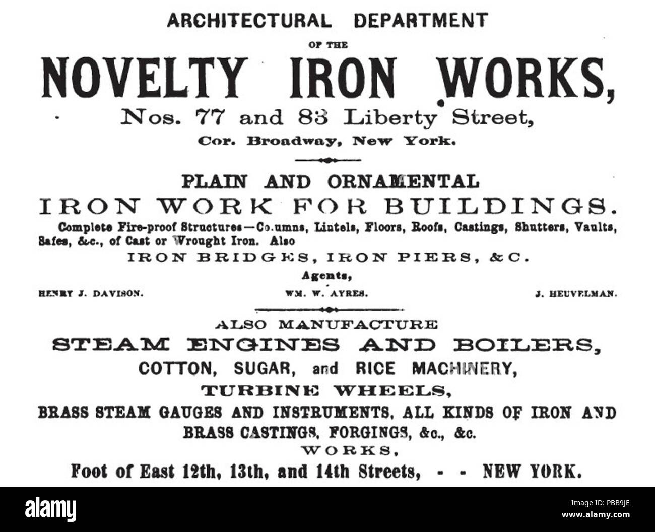 Novelty iron works hi-res stock photography and images - Alamy