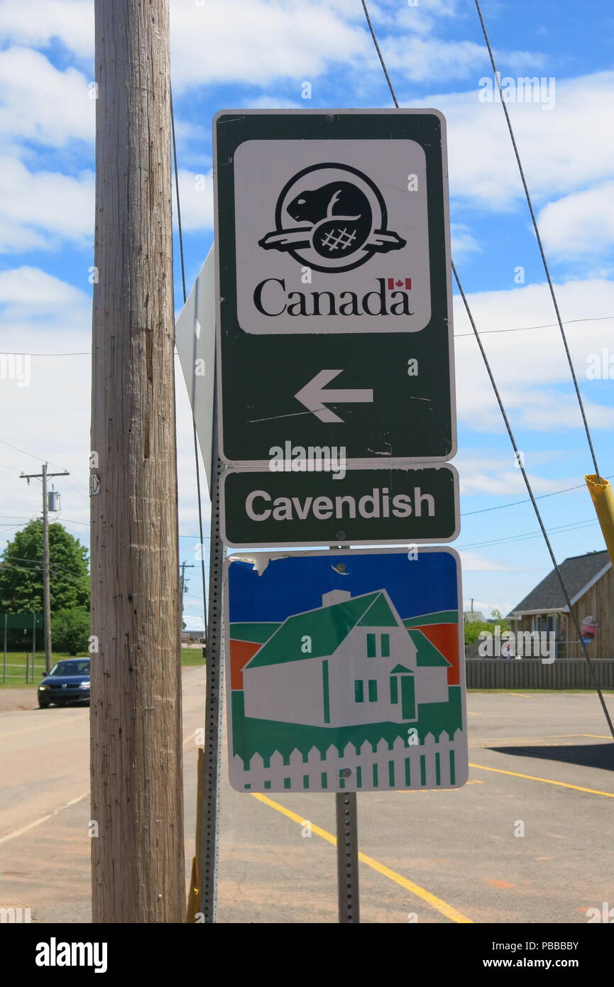 The Green Gables Shore Drive is a popular tourist route, signposted