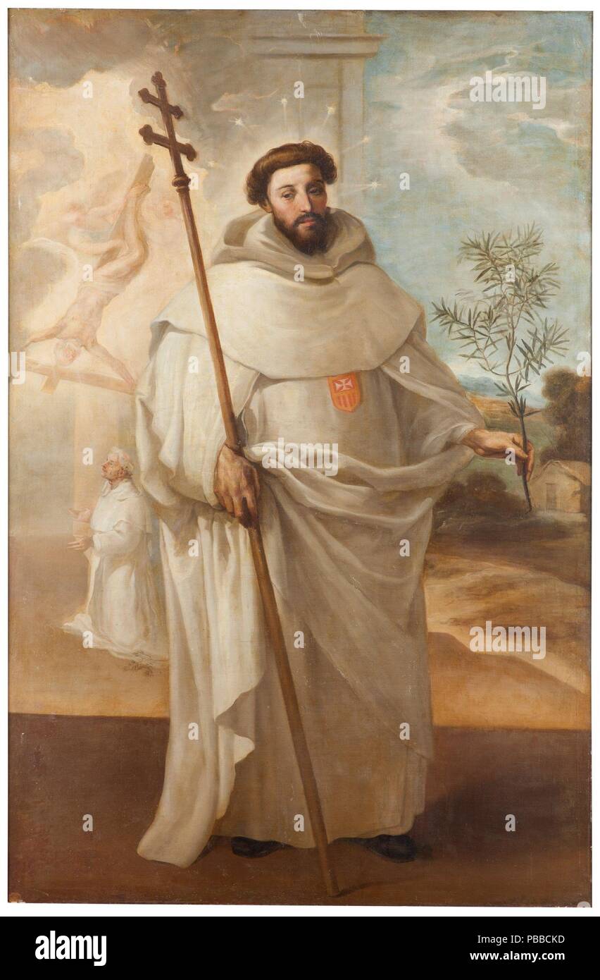 Gaspar de Crayer / 'Saint Peter Nolasco'. Ca. 1655. Oil on canvas. Museum: Museo del Prado, Madrid, España. Stock Photo