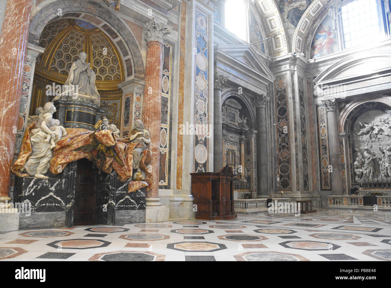 Monument Of Alexander Vii By Bernini Hi-res Stock Photography And ...