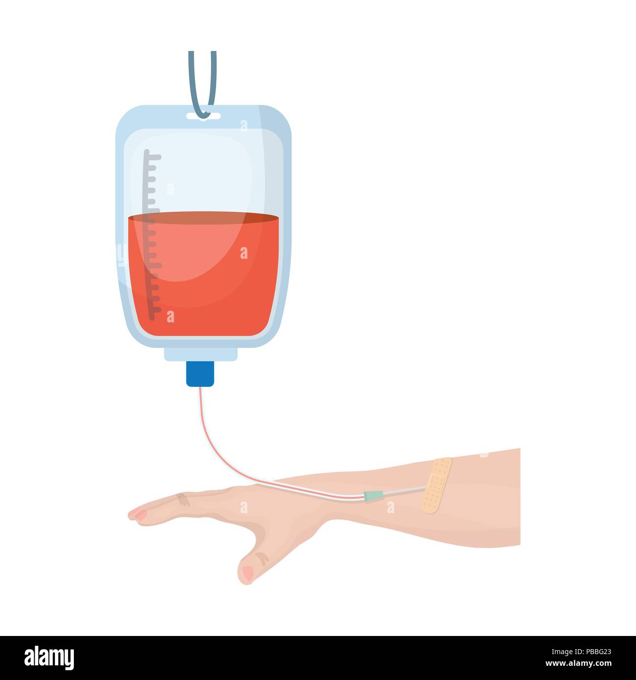 Procedure of blood transfusion. Medicine single icon in cartoon style  vector symbol stock illustration Stock Vector Image & Art - Alamy