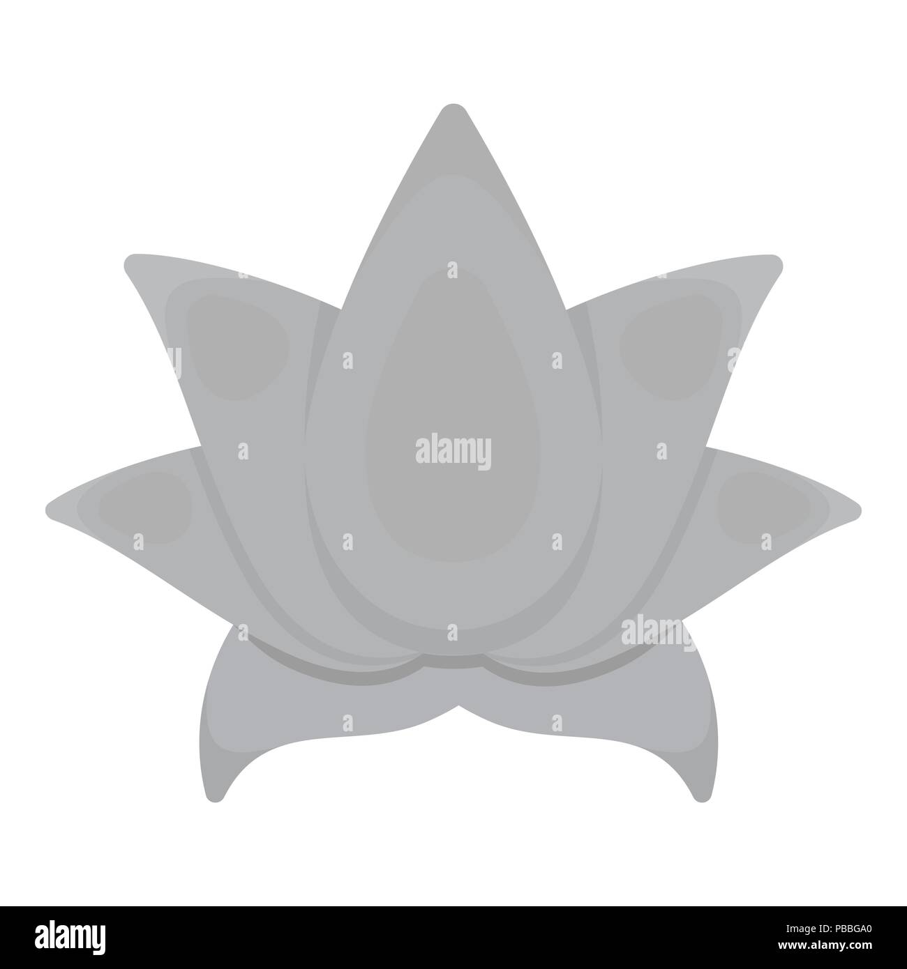 Lotus icon of vector illustration for web and mobile design Stock ...