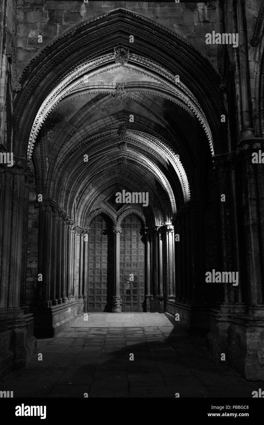 Cathedral grounds Black and White Stock Photos & Images - Alamy