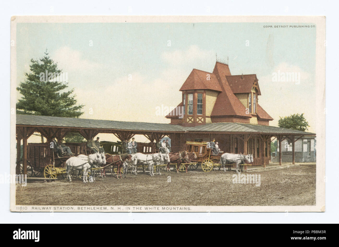 1243 Railway Station In The White Mountains Bethlehem N H Nypl