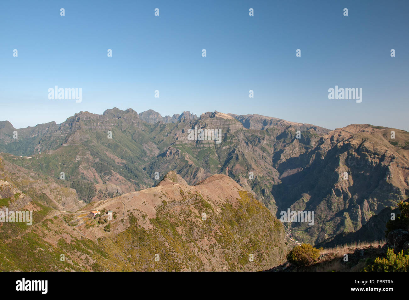 The mountains of Madeira Stock Photo Alamy
