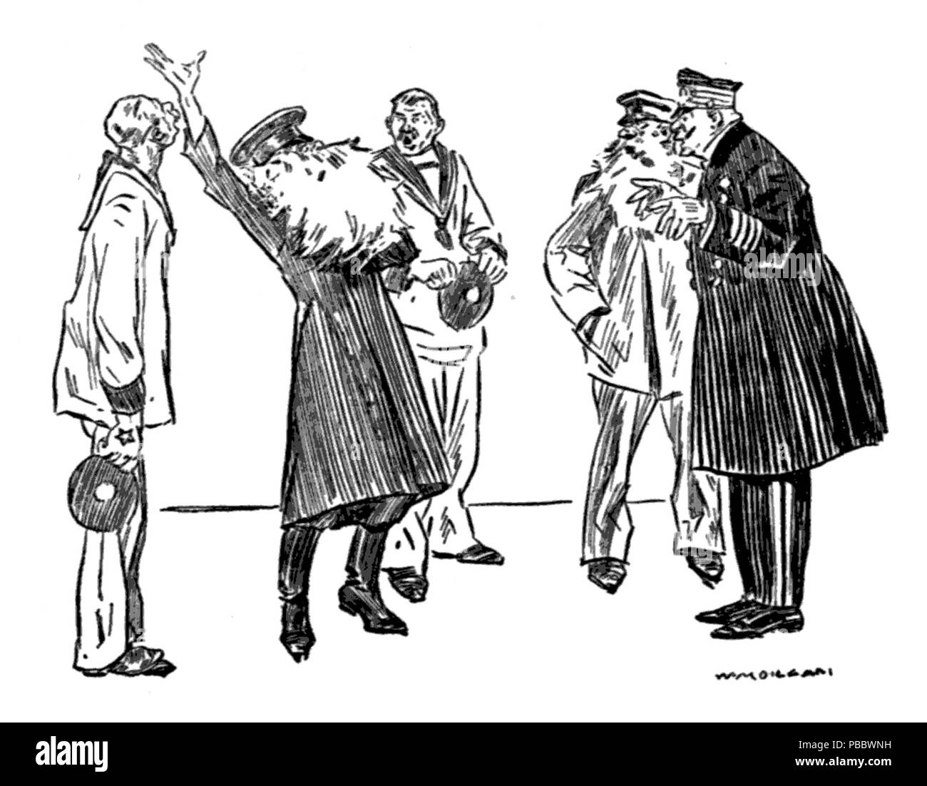 1147 P 098--J Archibald McKackney (collector of whiskers) Stock Photo