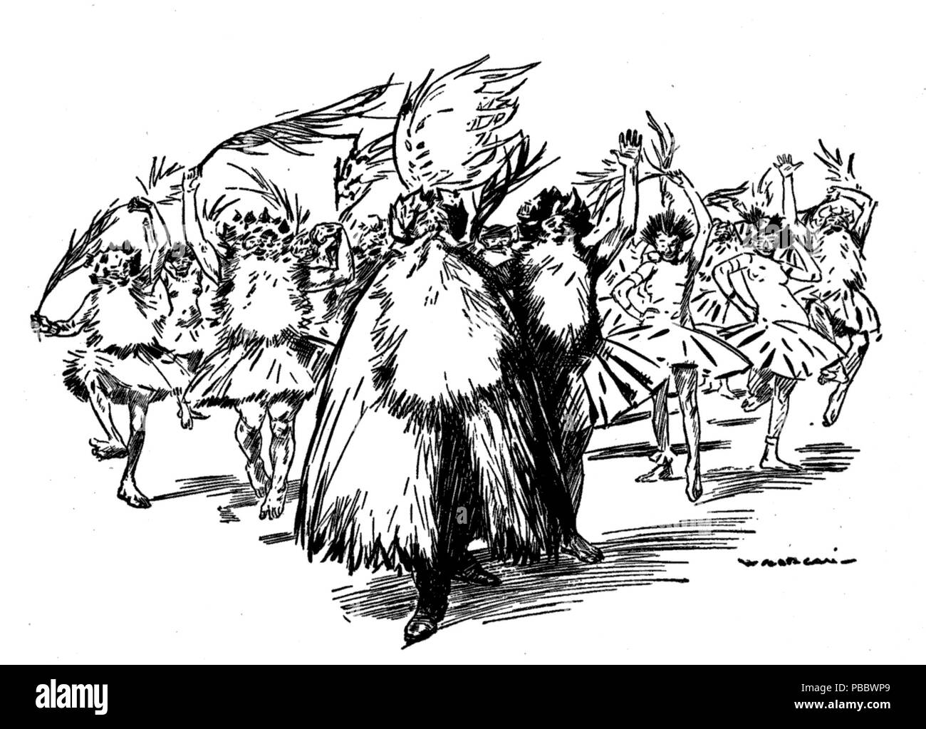 1148 P 165--J Archibald McKackney (collector of whiskers) Stock Photo