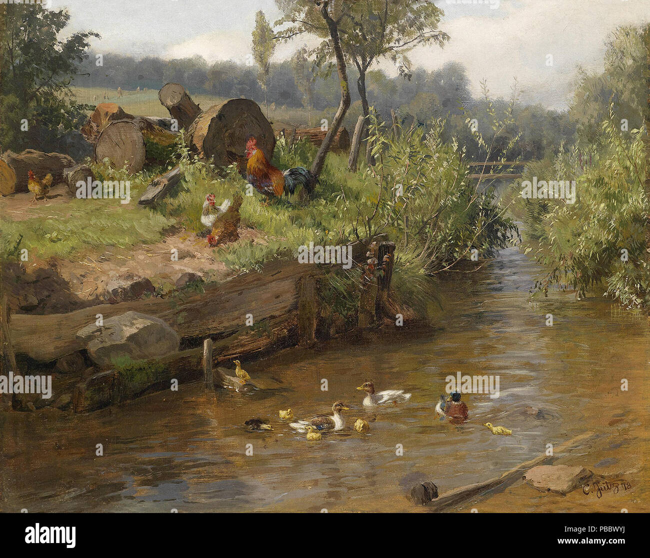 Entenfamilie hires stock photography and images Alamy