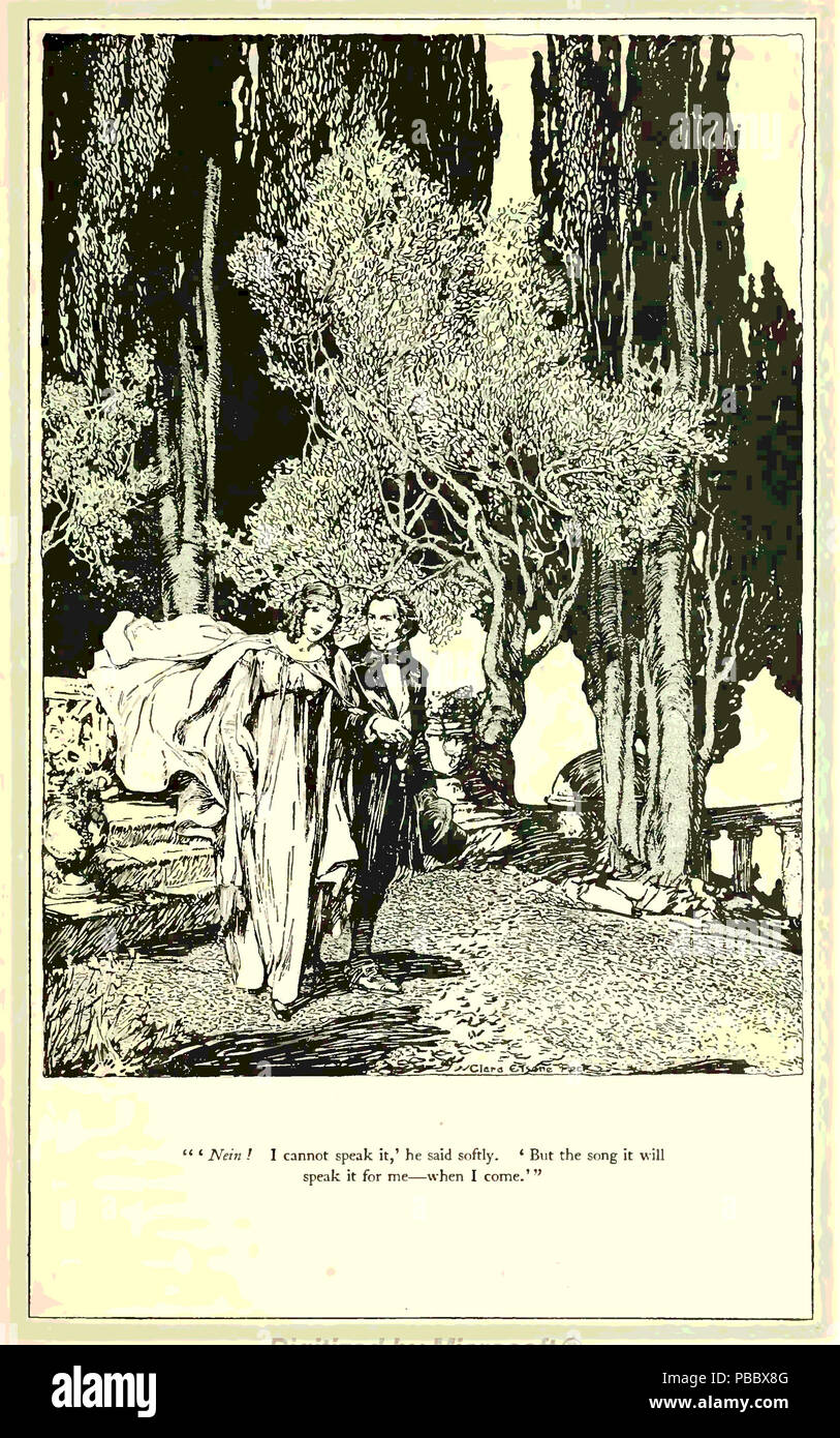 1150 P43, Century Magazine 1914--The serenade Stock Photo