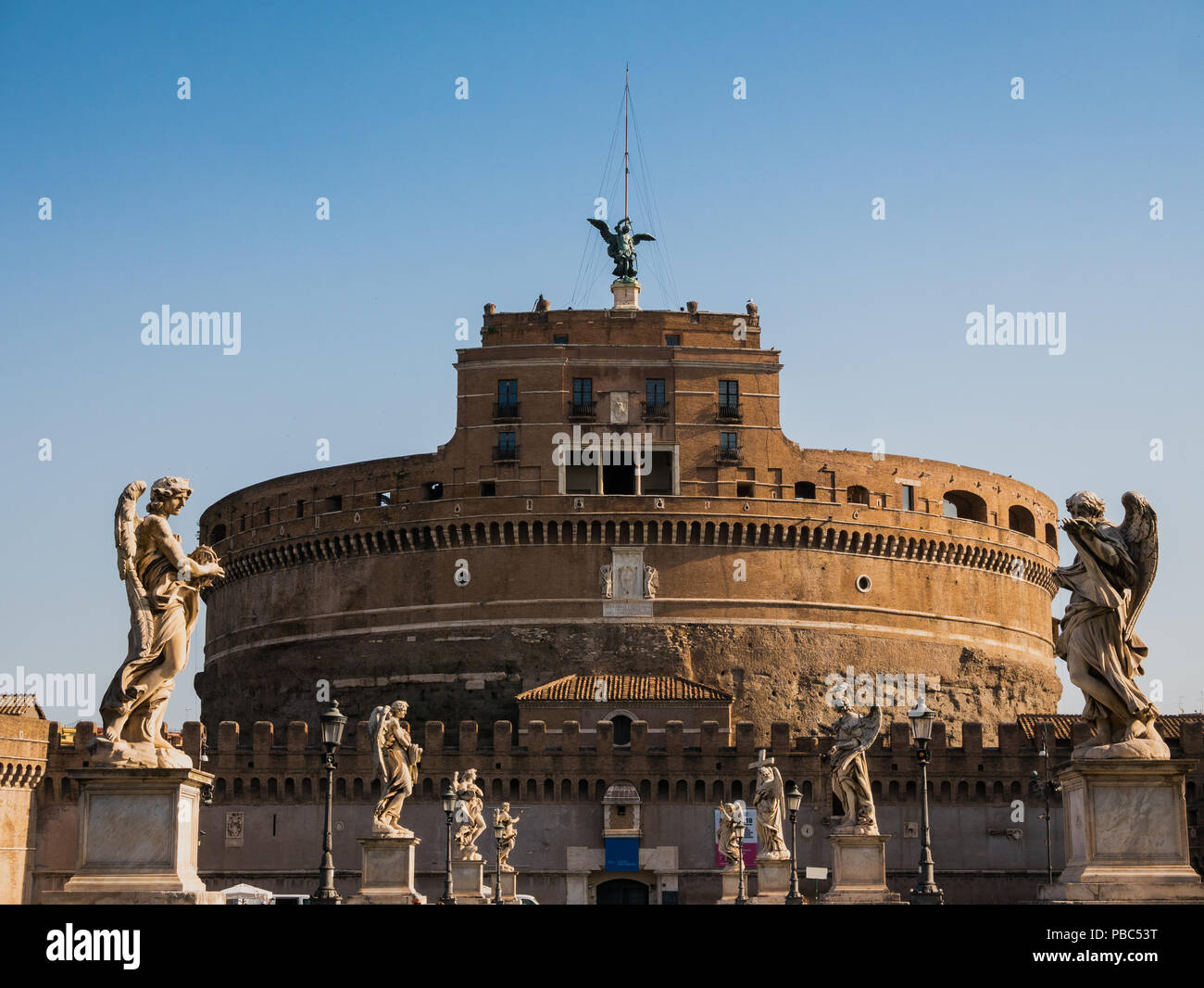 Angel castle roman landscapes hi-res stock photography and images - Alamy