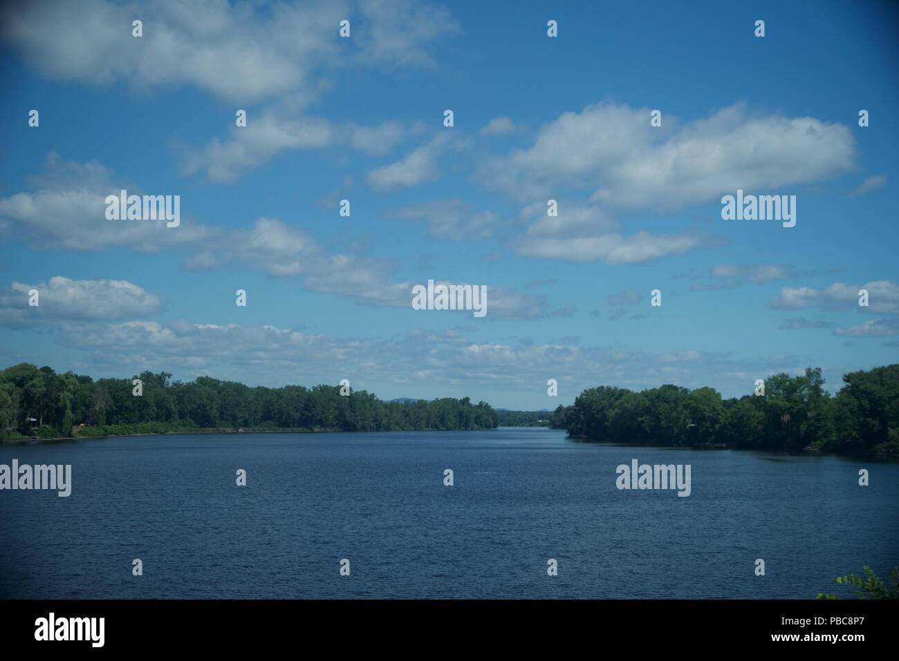 Hudson River in Fort Edward, NY Stock Photo Alamy