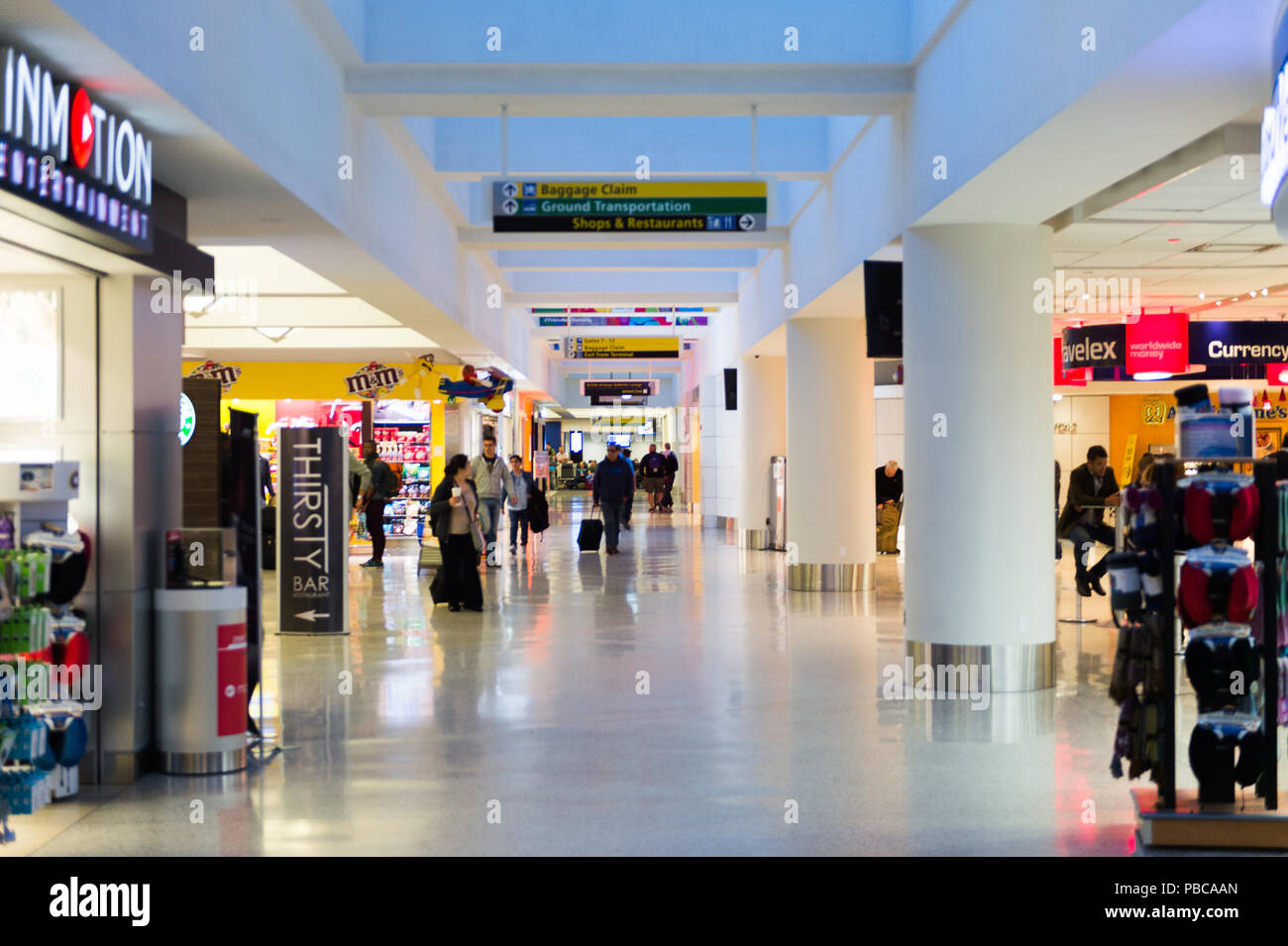 NEW YORK, USA SEP 21, 2015 Waiting area of the John F. Kennedy