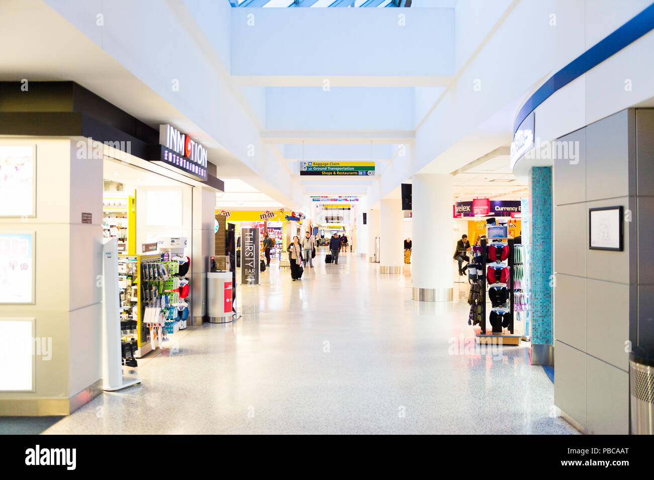 NEW YORK, USA SEP 21, 2015 Waiting area of the John F. Kennedy