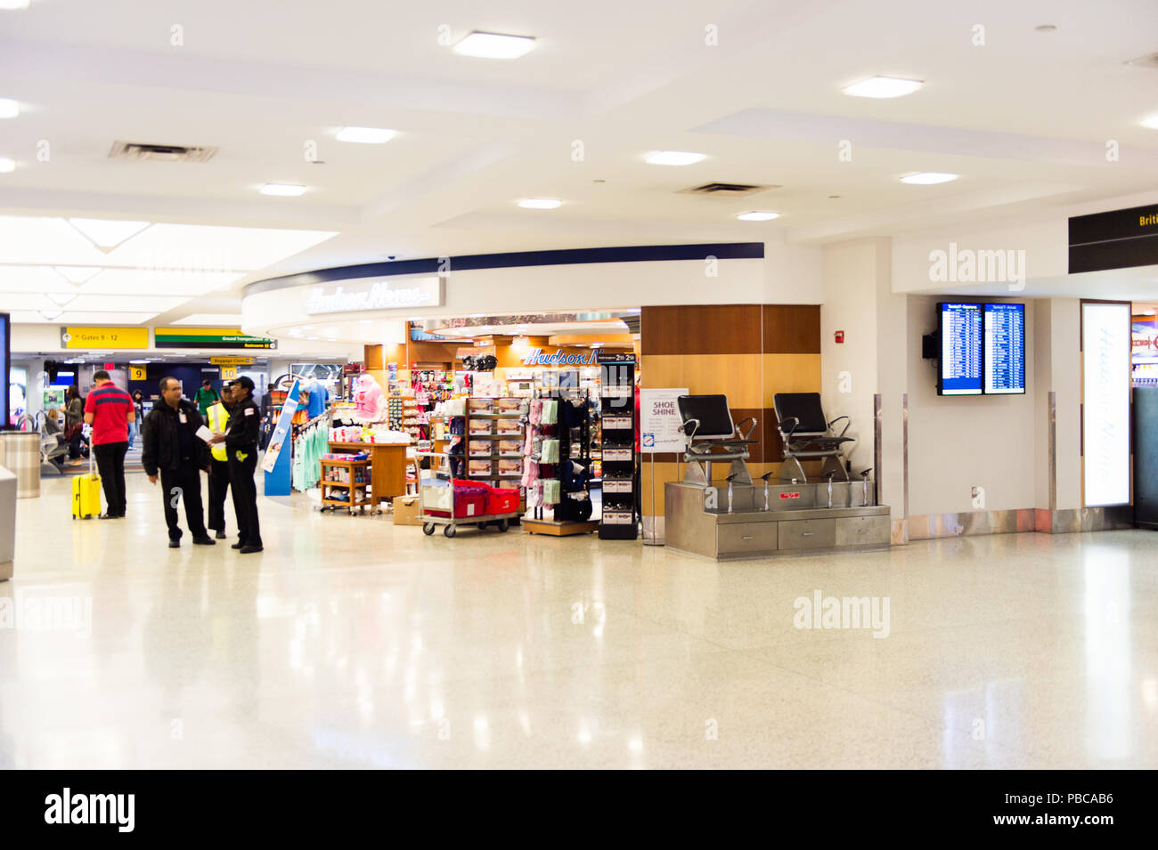 NEW YORK, USA SEP 21, 2015 Waiting area of the John F. Kennedy