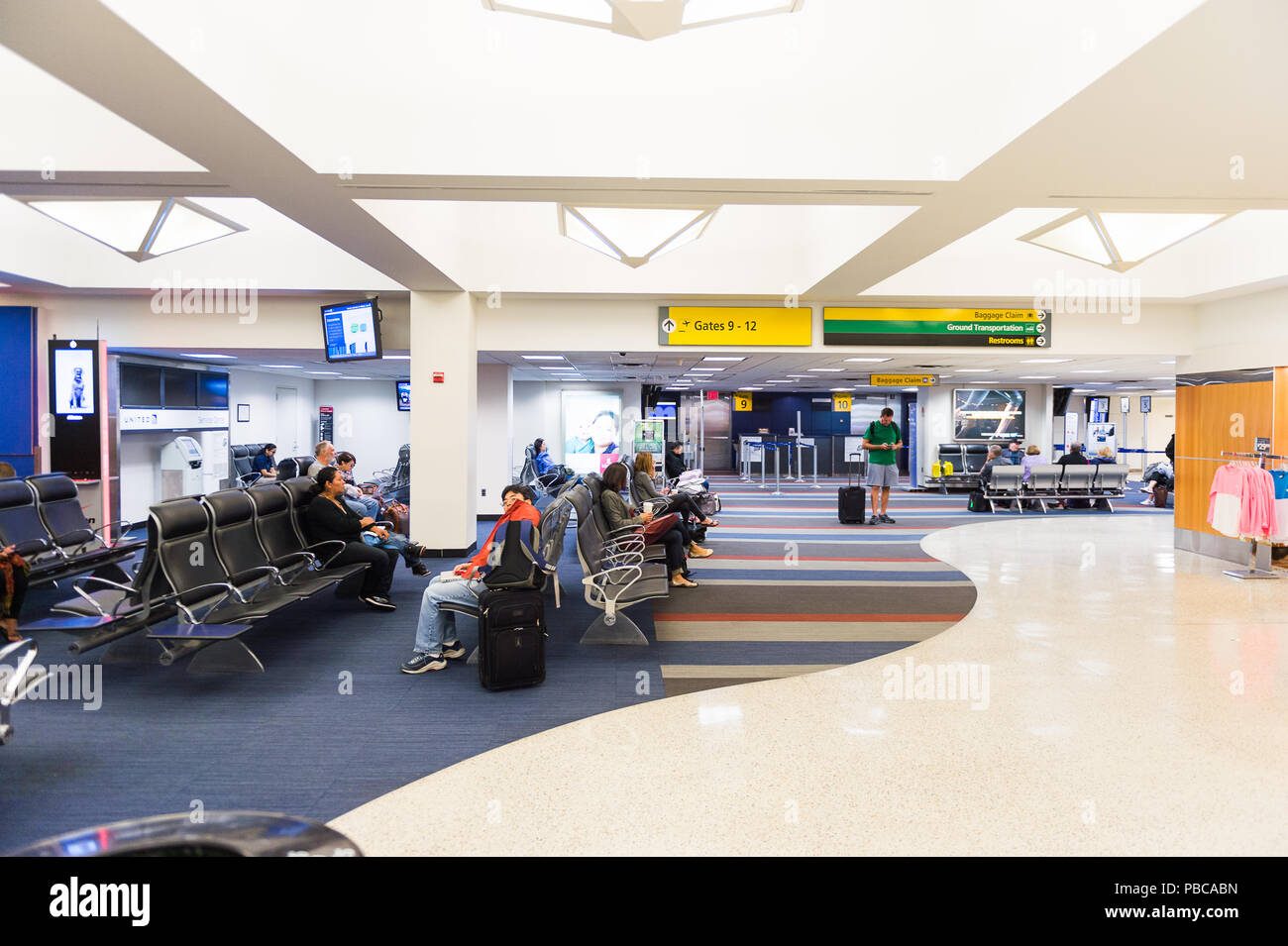 NEW YORK, USA SEP 21, 2015 Waiting area of the John F. Kennedy