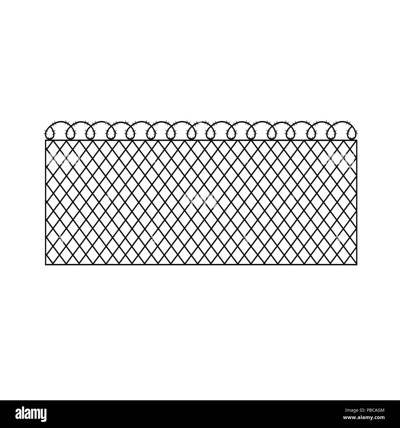Barbed wire background Black and White Stock Photos & Images - Alamy